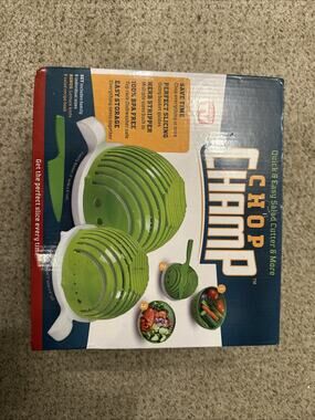 Chop Champ Quick & Easy Salad Cutter Slicer Vegetables, Fruit AS SEEN ON TV